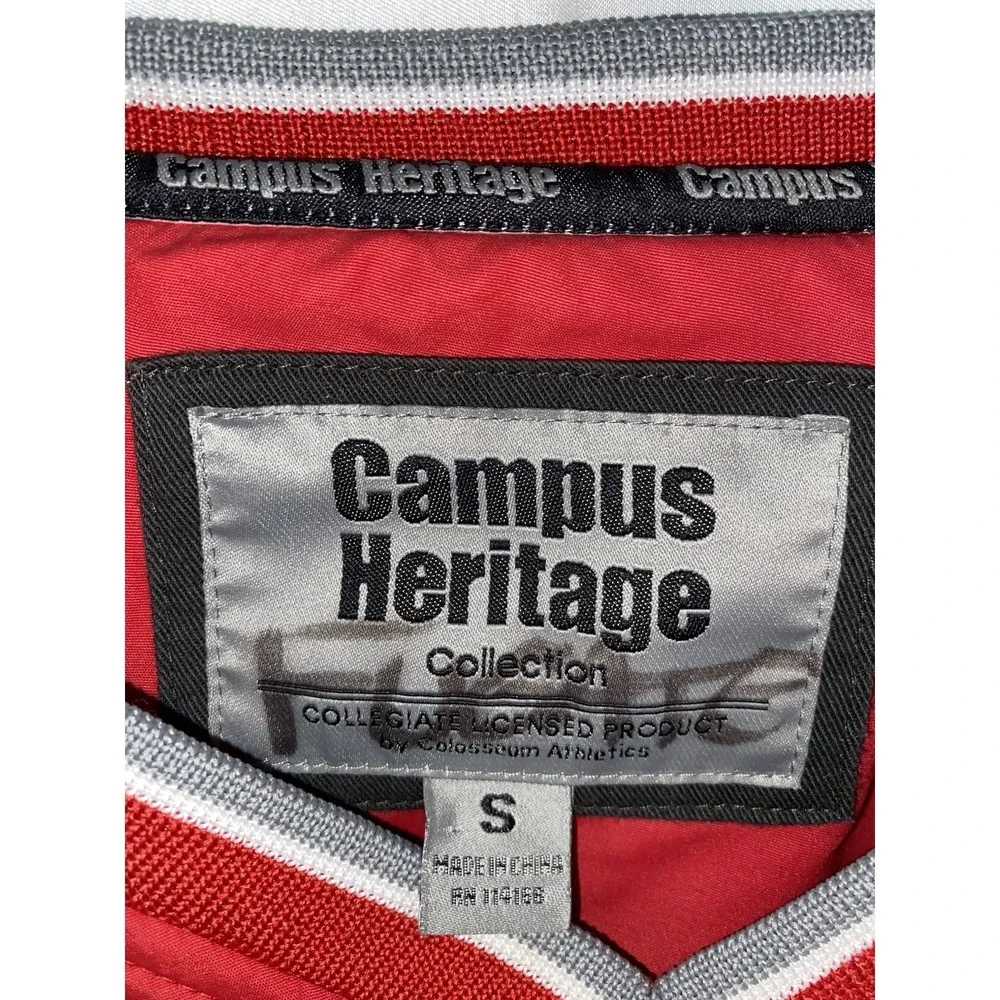 Ohio State Buckeyes Windbreaker Pullover‎ Jacket Campus Heritage Small Red